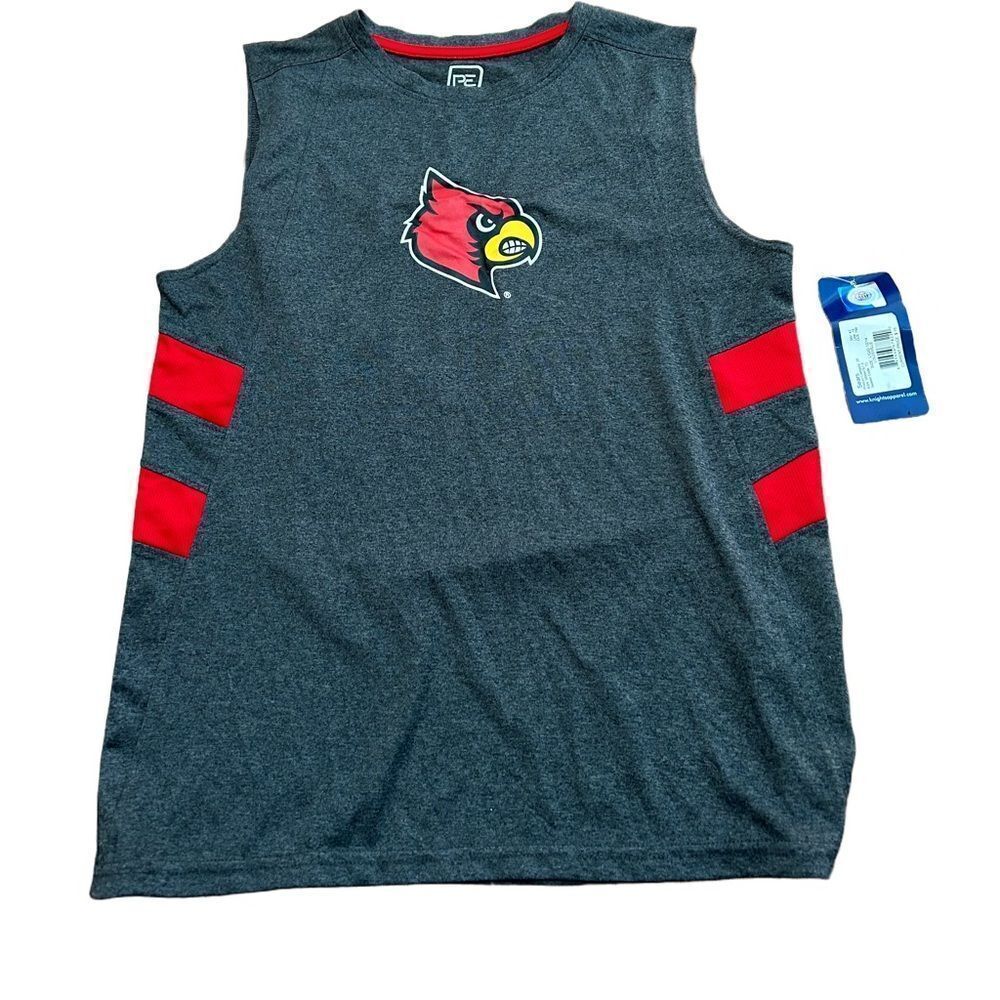 Boys Pro Edge Louisville Cardinals Tank Top NWT